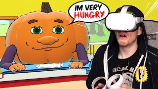 The Hungry Pumpkin in VR is terrifying