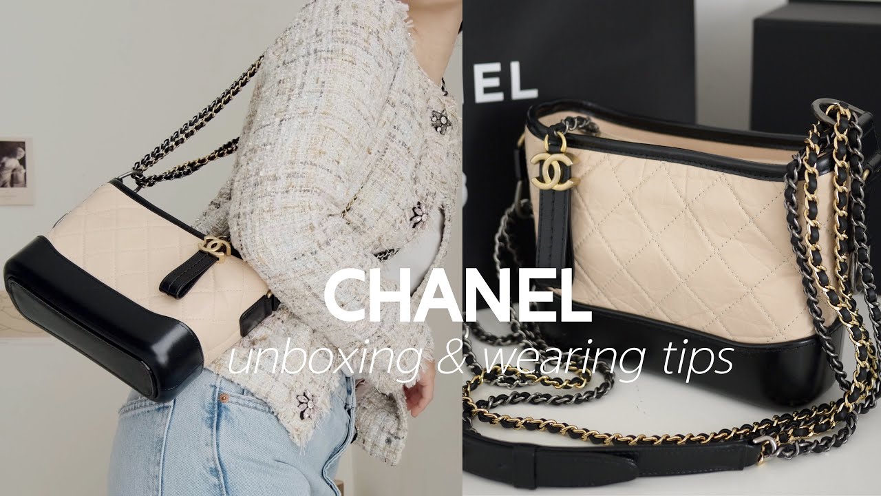 Chanel Gabrielle Crocodile Embossed Calfskin Small Hobo 💓 Unboxing + Try  On 