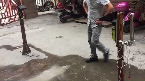 Wireless Photoelectric Beam Security Sys Solar Panel Powered