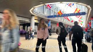 Chicago Airport - Way to Baggage claim 2022(2x fast playing)
