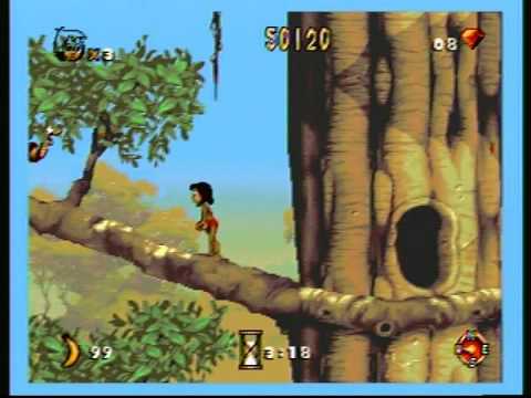 Disney's The Jungle Book (Sega Genesis) Game Play