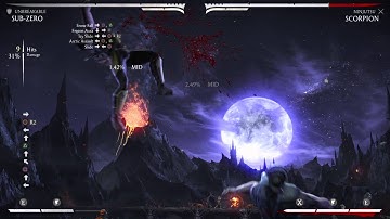 Mortal Kombat XL SubZero Unbreakable 34% COMBO