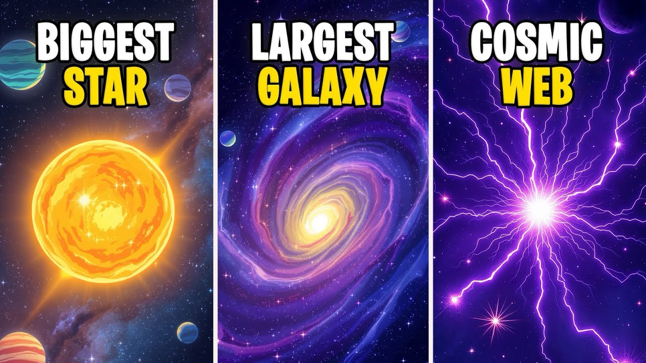 All Of The Largest Things In The Universe Explained (Simply)