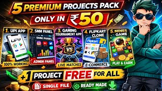 5 Premium Projects Pack for ONLY ₹50 🚀 + 1 FREE Bonus | Full Source Code screenshot 4