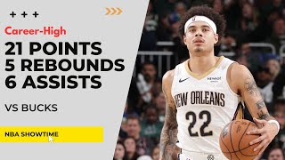 Lester Quinones CAREER-HIGH 21 Points, 6 Assists, 5 Rebs vs Bucks - Apr 10, 2025 Information