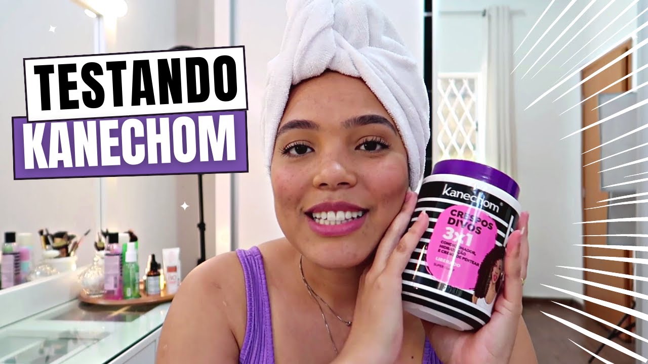 USEI KANECHOM PELA 1º VEZ! FINALIZANDO COM O CREME CRESPOS DIVOS 3EM1 + DAY AFTER | Andreza Siqueira