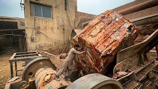 ⚠️ INSANE DESTRUCTION: Extreme Hard Rock vs. Giant Jaw Crusher! ⚠️Will it EXPLODE? 🧨