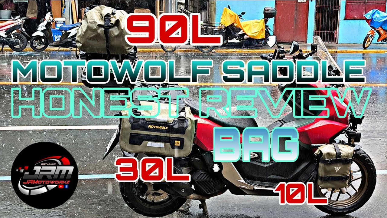ADV160 | MOTOWOLF SADDLE BAG HONEST REVIEW #adv160 #advice #motovlog #jrmotoworkz