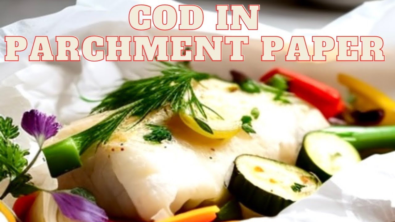 Healthy Cod in Parchment Paper (Cod en Papillote) 🐟 YouTube