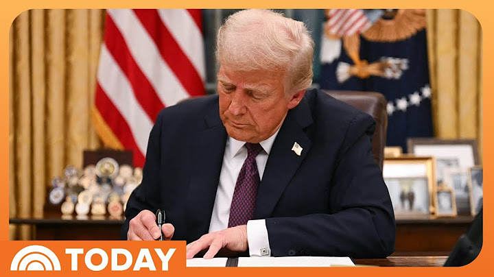 Which executive orders did Trump sign on first day of 2nd term?