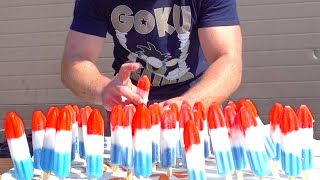 Rocket Pop Popsicle Challenge x48 (vs Matt Stonie Record)