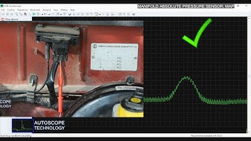 Autoscope Manifold Absolute Pressure Sensor MAP testing