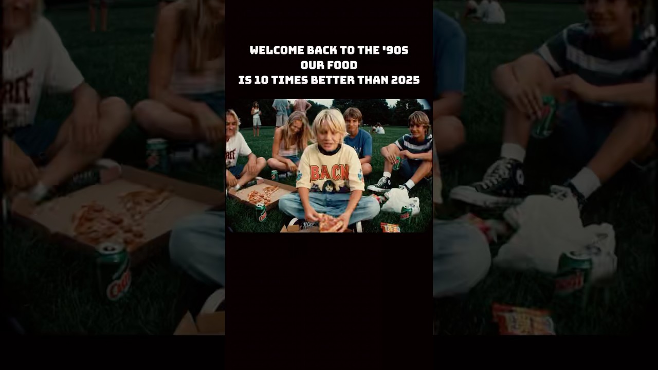 Добро пожаловать обратно в 90-е: наша еда в 10 раз лучше, чем в 2025 году! 