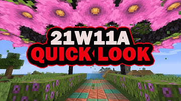 21W11A Quick Look - Minecraft 1.17 Cave and Cliffs Snapshot