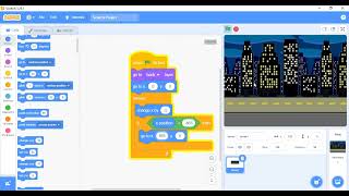 Moving background in scratch, City traffic in Scratch #scratch #programming #games