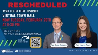 32nd District Virtual Town Hall