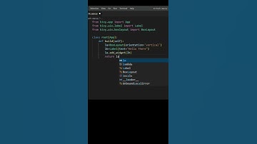 #create app using python kivy#programming #python
