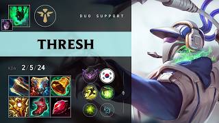 Thresh Support vs Tahm Kench - KR Master Patch 26.17
