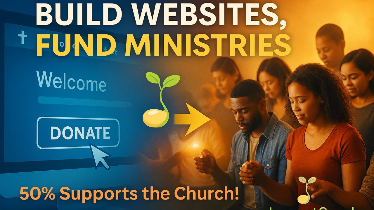 Watch: the website builder that gives 50% to churches