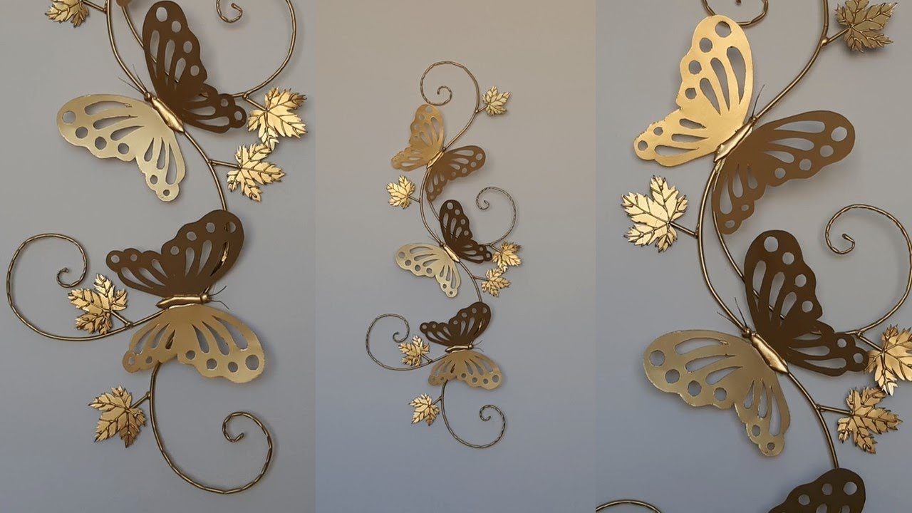 Adorno de mariposas, Adorno con apariencia de hierro. mariposas