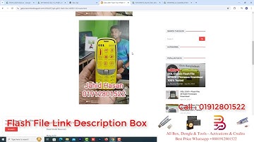 GDL G601 Flash File MT6261 Firmware Download 100% Tested