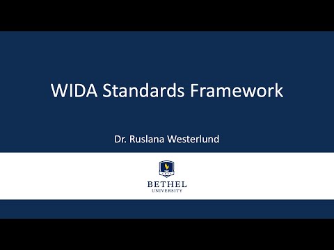 WIDA Standards Components