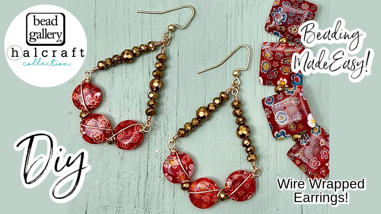 Simple Hammered Wire Earrings - Happy Hour Projects