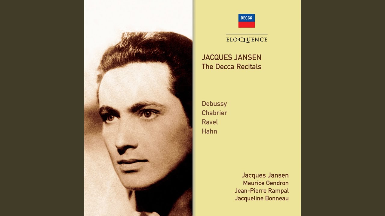 Hahn: Chansons grises: 5. L'heure exquise