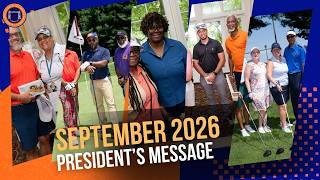 September 2026 President's Monthly Message