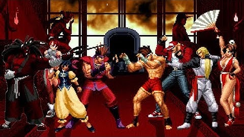 [KOF Mugen] Memorial| Samurai Showdown vs Fatal Fury Team [ 4vs4 ]