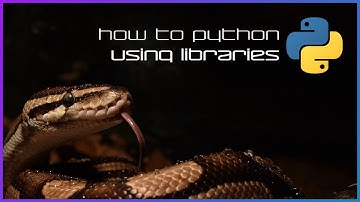 Installing and importing libraries - How to Python - Basics 19