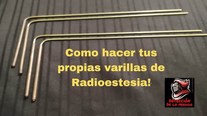 Varillas de RADIESTESIA CASERAS - HOMEMADE DOWSING RODS 