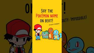 Say the word on beat Challenge♪ Pokemon Edition