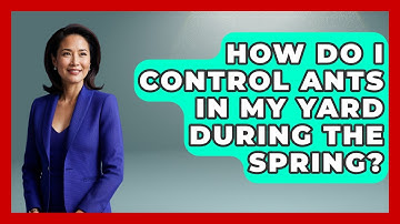 How Do I Control Ants In My Yard During The Spring? - Insects and Invaders