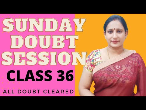 sunday doubt session | #class36 | tailoring classes in telugu | class 36|