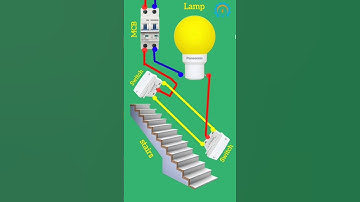 How Does a Two Way Switch Work - Wiring Connection and Demonstration #Shorts #Switch #Video #Lamp