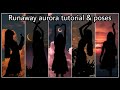 Runaway aurora editing tutorial / runaway aurora pose ideas / how to do runaway aurora for ig reels