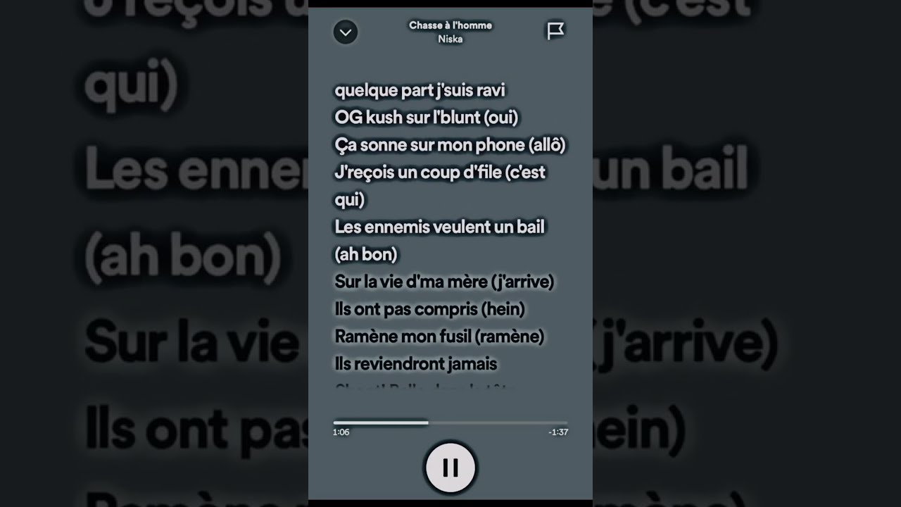 Niska Chasse A L Homme Speed Up 