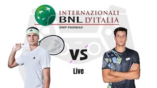 Alexander Zverev vs Luciano Darderi | Rome 2024 Live Match Today