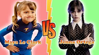 Jenna Ortega (Wednesday) VS Maya Le Clark Transformation ★ From Baby To 2023