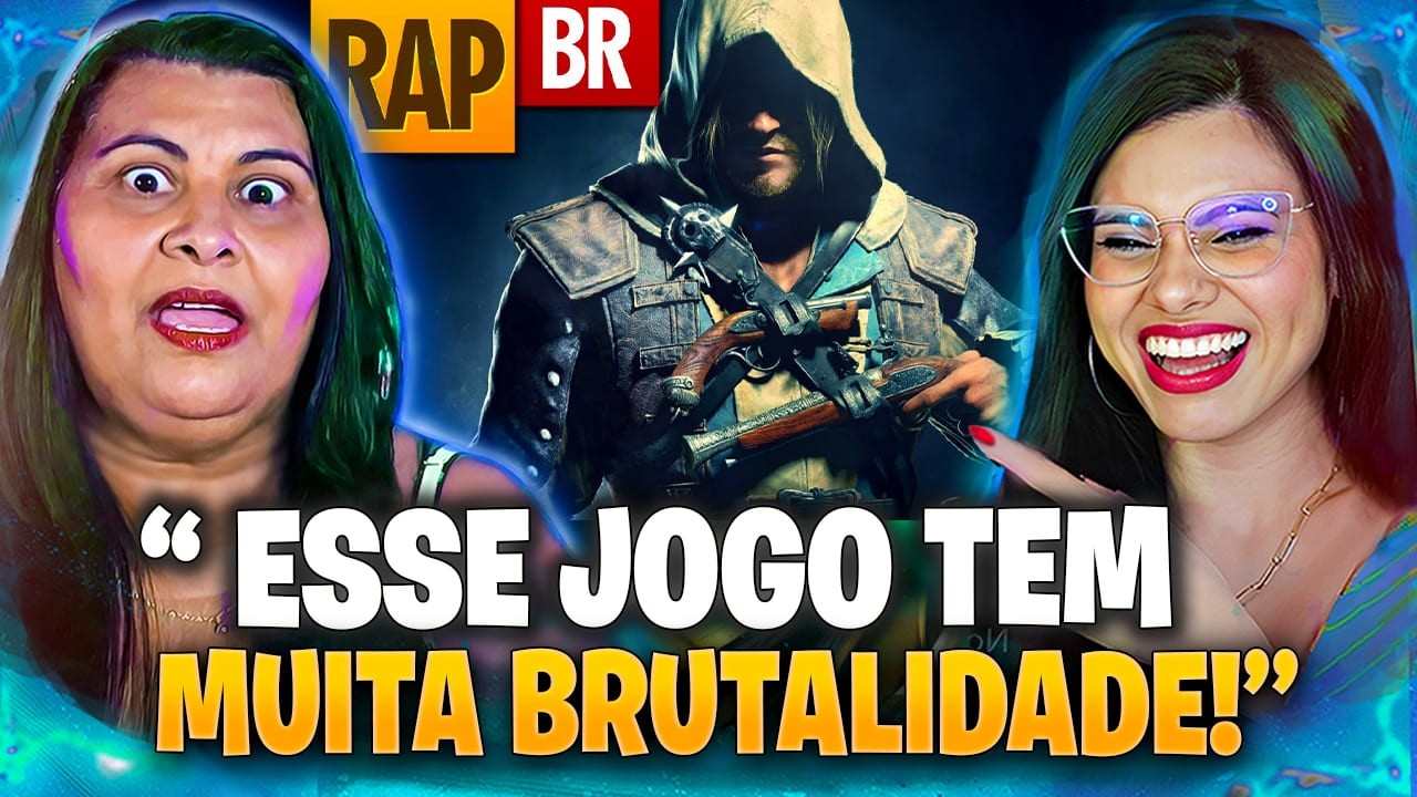 MÃE CONHECEU O JOGO! 😱 Rap do Assassin's Creed | Tauz