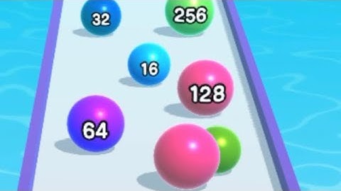 BALL RUN 2048  - All  Levels Gameplay IOS  (Levels  557- 562).