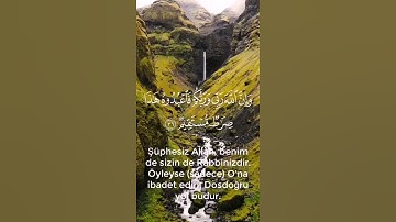 إِذَا قَضَىٰ أَمْرًا فَإِنَّمَا يَقُولُ لَهُ كُن فَيَكُونُ- سورة  مريم