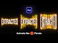 Dynamic text animation like pixrate in after effects