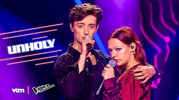 Ward & Reza - 'Unholy' | Battles #3 | The Voice van Vlaanderen | VTM