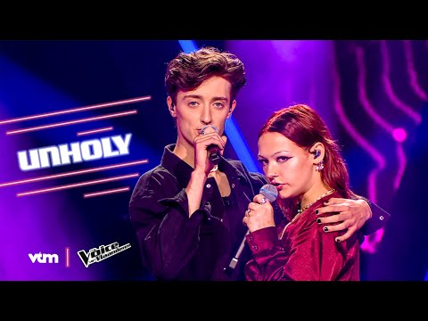 Ward x Reza - 'Unholy' | Battles 3 | The Voice Van Vlaanderen | Vtm