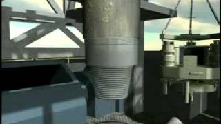 Drill pipe animation