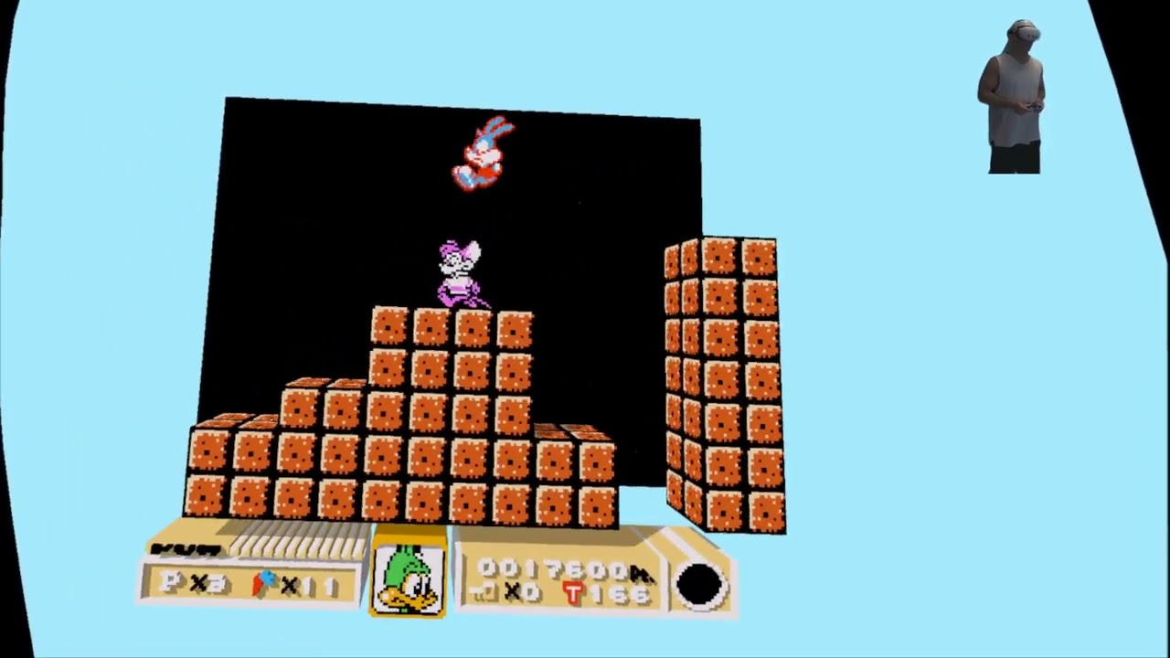 Tiny Toon Adventures NES in VR   3DSenVR