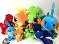 Pokemon Center Lifesize Mudkip Torchic Treecko Plush Legendary Rayquaza Groudon & MORE