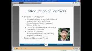 IRIS Registry Online Seminar - August 12, 2013